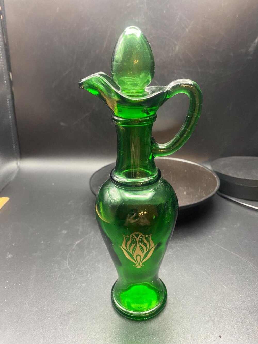Avon Elegant Green  Pitcher